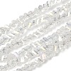 Electroplate Transparent Glass Beads Strands EGLA-P061-04C-AB16-1
