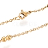 304 Stainless Steel Cable Chain Necklaces NJEW-M183-06G-3