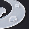 DIY Animal on the Crescent Moon Big Pendant Silhouette Silicone Molds LS-DIY-F125-05-5