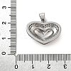Brass Micro Pave Cubic Zirconia Pendants KK-C091-02-PG-4