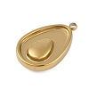 Ion Plating(IP) 304 Stainless Steel Pendants STAS-U019-35G-2