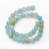 Natural Agate Beads Strands X-G-J361-01-8mm-2