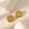304 Stainless Steel Stud Earrings for Women LS-EJEW-K302-09G-1