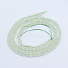 Natural Prehnite Beads Strands G-L478-37-4mm-3
