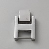 Rectangle Stainless Steel Watch Band Clasps LS-STAS-WH0048-08C-P-1