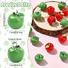 10Pcs Apple Resin Charms RESI-YW0005-26A-3
