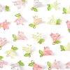 50Pcs Transparent Acrylic Pendants PALLOY-FS00043-04-3