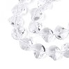 Baking Paint Transparent Glass Beads Strands DGLA-N017-03J-3