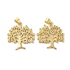 Rack Plating Brass Pave Cubic Zirconia Pendants KK-O142-34G-2