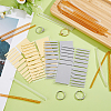 36Pcs 10 Styles Resin Spring Coil & EVA Ring Size Adjuster Sticker DIY-FH0008-32-5
