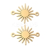 201 Stainless Steel Connector Charms STAS-A084-02G-1