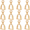 12Pcs 925 Sterling Silver Ice Pick Pinch Bails STER-BBC0008-38-7