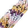 Natural Mixed Gemstone Beads Strands G-E576-07A-1