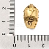 Helmet Shape Rack Plating Brass with Cubic Zirconia Beads KK-S406-15C-3