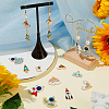40pcs 10 style Alloy Enamel Pendants ENAM-SC0003-64-4