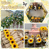 100Pcs Cloth Artificial Sunflower DIY-SP0005-96A-6