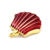 Real 18K Gold Plated Rack Plating Brass Enamel Charms KK-M293-31G-03-2