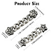 2Pcs 2 Styles 304 Stainless Steel Connectors STAS-CJ0002-51-2