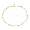 Rack Plating Brass Ball Chain Necklaces for Women LS-NJEW-G102-01C-G-1