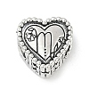 925 Sterling Silver European Beads STER-R005-02AS-06-1