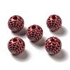 Halloween Printed Spider Webs Colored Wood European Beads LS-WOOD-K007-04E-2