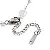 Opalite Nuggets Link Chain Necklaces NJEW-H041-06P-02-3