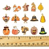 30Pcs 15 Styles Thanksgiving Day Alloy Enamel Pendants ENAM-FS0001-98-5
