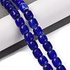 Handmade Lampwork Chevron Beads Strands X-LAMP-K041-01B-21-2