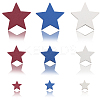 240Pcs Wooden Five-pointed Stars Display Decoration DIY-SP0004-01-7