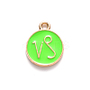 Alloy Enamel Pendants ENAM-S124-01A-06E-2