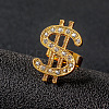 Adjustable Alloy Crystal Rhinestone Cuff Rings FS-WGDDBB9-01-1
