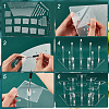 10-Slot Transparent Acrylic Minifigures Display Risers ODIS-WH0043-29B-5