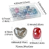 21Pcs 7 Colors Transparent Acrylic Beads OACR-FS0001-94-4