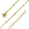 Rack Plating Brass Satellite Chain Necklaces for Women NJEW-A035-01G-4
