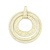 Rack Plating Alloy Pendants PALLOY-D369-03MLG-1
