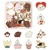 28Pcs 10 Styles Alloy Enamel Pendants ENAM-FS0003-09-1