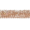 Transparent Electroplate Glass Beads Strands EGLA-A039-T3mm-B12-1
