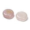 12 Constellation Natural Rose Quartz Cabochons Set G-Q190-03I-2
