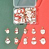 40Pcs Christmas Alloy Enamel Pendants ENAM-FS0004-20-6
