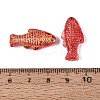 Baking Paint Transparent Glass Beads DGLA-N018-22D-2