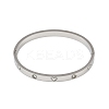 201 Stainless Steel with Rhinestone Bangles for Women BJEW-B138-04P-4