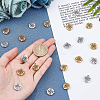 48Pcs 2 Colors Tibetan Style Alloy Beads FIND-CA0003-07-3
