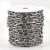 Unwelded Iron Paperclip Chains CH-S125-09B-P-3
