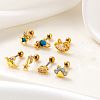 316L Stainless Steel Cubic Zirconia Cartilage Earrings for Women WGF6ABA-21-2
