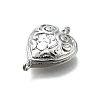 Brass Flower Heart Links KK-K400-49P-03-2