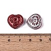 Baking Paint Transparent Glass Beads DGLA-N018-26E-2