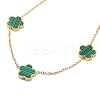 Golden 304 Stainless Steel Necklace NJEW-K252-09G-02-2