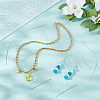 120Pcs 2 Colors Brass Flat Head Pins FIND-BC0019-23-4