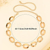 Alloy Oval Link Chain Waist Chain Belts for Women FS-WGBA6EA-01-2