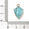 Synthetic Turquoise Pendants G-K422-01G-12-3